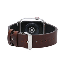 Load image into Gallery viewer, Leather Apple Watch Strap by Cape Diablo - Dark Brown
