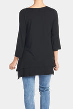 Load image into Gallery viewer, Coco + Carmen - Double Layer Tunic - Black
