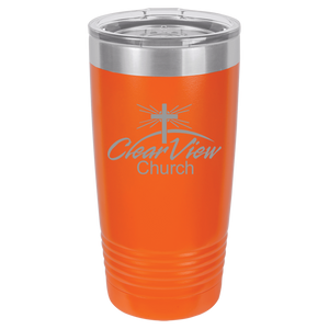 Clear View Church Engraved Tumbler