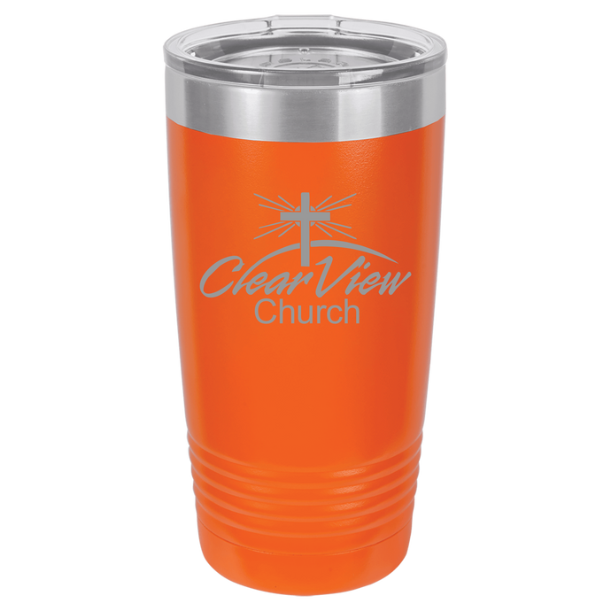 Clear View Church Engraved Tumbler