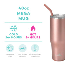 Load image into Gallery viewer, Swig Life - Mega Mug 40oz - Poppy Fields

