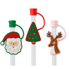Load image into Gallery viewer, Swig Life Christmas Cameos Straw Topper Set
