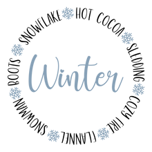 Load image into Gallery viewer, Winter Circle - Holiday Long Sleeve Tee - Flo Blue
