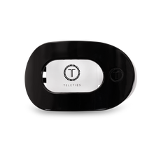 Load image into Gallery viewer, Jet Black Medium Flat Round Clip
