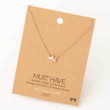 Load image into Gallery viewer, Dainty Mini Mountain Pendant Necklace
