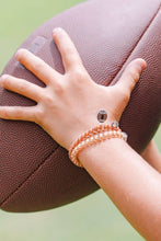 Load image into Gallery viewer, Spiral Hair Coils | Small | Football Hair Ties
