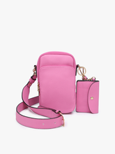 Load image into Gallery viewer, M2080 Parker 3 Compartment Crossbody w/ Pouch
