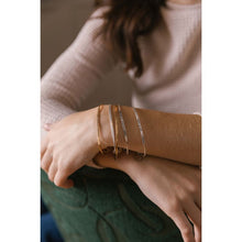 Load image into Gallery viewer, &amp;LIVY Posy Inspirational Bangle Bracelet | &quot;Love Hearts&quot;
