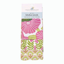 Load image into Gallery viewer, Cotton Kitchen Towel Set - Poppy Papaver
