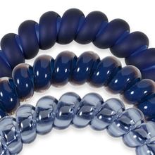 Load image into Gallery viewer, Teleties Classic Large Hair Ties | Nightfall Navy
