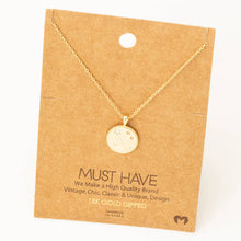 Load image into Gallery viewer, Mountain Coin Pendant Necklace: S
