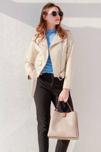 Load image into Gallery viewer, Jen &amp; Co M1951 Tati Monogrammable Satchel w/ Shoulder Strap
