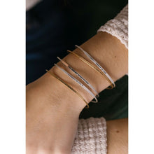 Load image into Gallery viewer, &amp;LIVY Posy Inspirational Bangle Bracelet | "Your Smile Lights Up The World"

