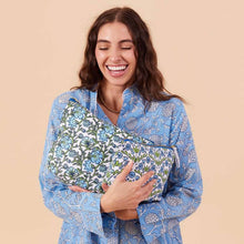 Load image into Gallery viewer, Canvas Pouch - Blaire Blue
