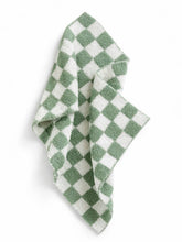 Load image into Gallery viewer, Phufy® Bliss Checkerboard Mini Blanket - Sage
