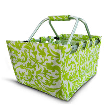 Load image into Gallery viewer, Large Market Tote - Lime Floral
