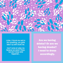 Load image into Gallery viewer, Napkin: Drunk Me/Drinks or Dranks
