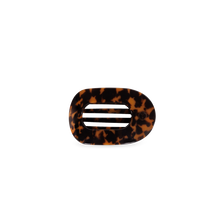 Load image into Gallery viewer, Teleties Tiny Round Flat Hair Clip | Tortoise

