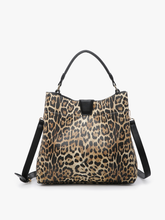 Load image into Gallery viewer, Jen &amp; Co M1951 Tati Monogrammable Satchel w/ Shoulder Strap
