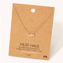 Load image into Gallery viewer, Dainty Mini Mountain Pendant Necklace
