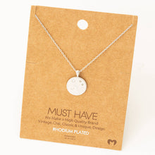 Load image into Gallery viewer, Mountain Coin Pendant Necklace: S
