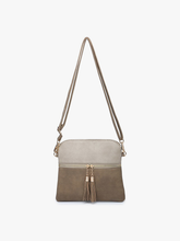 Load image into Gallery viewer, M1785 Tara Double Zip Crossbody/Wristlet
