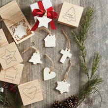 Load image into Gallery viewer, Ceramic Ornament in Gift Box | Joy Heart
