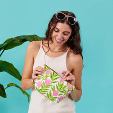 Load image into Gallery viewer, Canvas Pouch - Pink Delight
