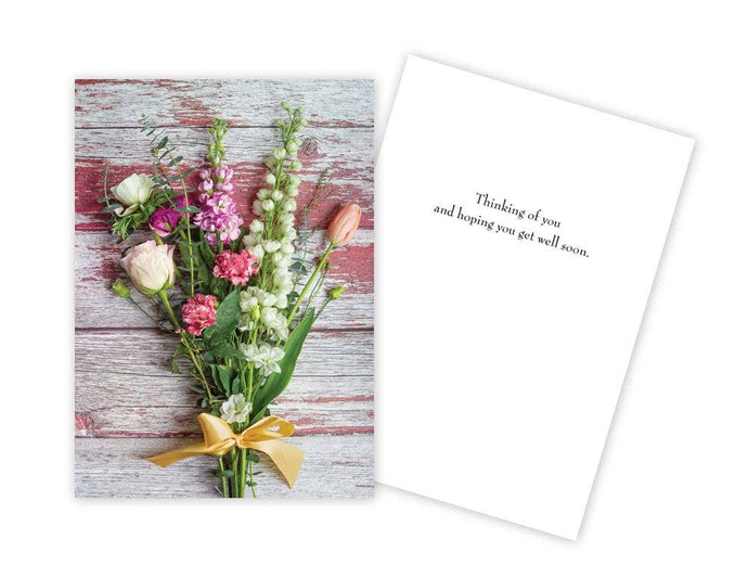Floral Bouquet Get Well Card