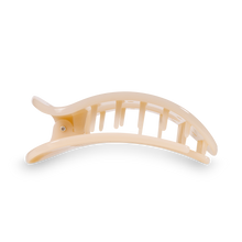 Load image into Gallery viewer, Almond Beige Medium Flat Round Clip
