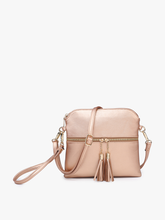 Load image into Gallery viewer, M1785 Tara Double Zip Crossbody/Wristlet

