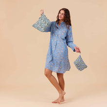 Load image into Gallery viewer, Canvas Pouch - Blaire Blue
