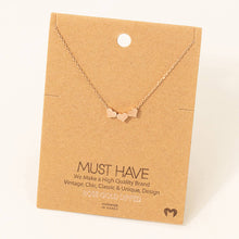 Load image into Gallery viewer, Three Dainty Hearts Necklace: G
