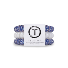 Load image into Gallery viewer, Anchors Aweigh - Large Spiral Hair Coils, Hair Ties, 3-pack
