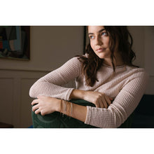 Load image into Gallery viewer, &amp;LIVY Posy Inspirational Bangle Bracelet | "Fear Nothing"
