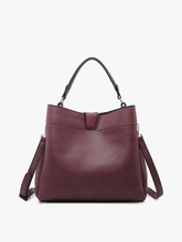 Load image into Gallery viewer, Jen &amp; Co M1951 Tati Monogrammable Satchel w/ Shoulder Strap
