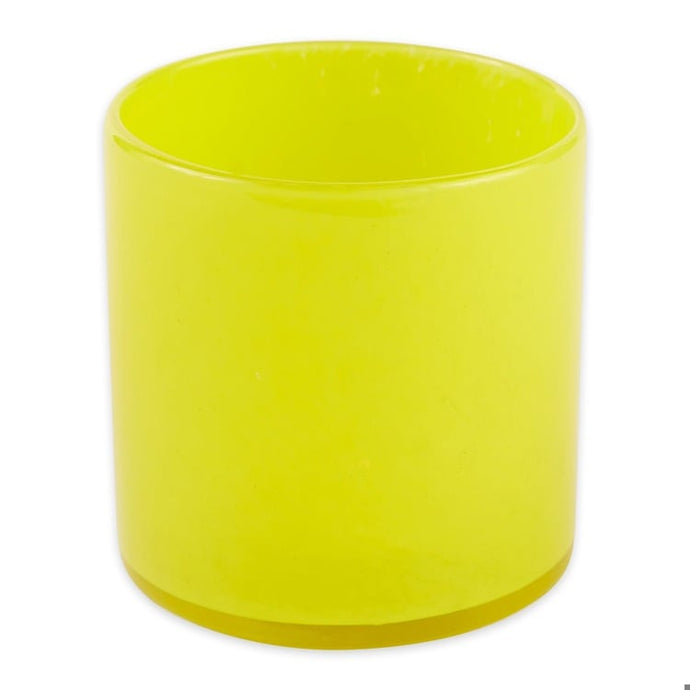 Glass Candleholder | Citron Yellow