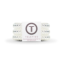 Load image into Gallery viewer, Teleties Classic Large Hair Ties | Crystal Clear
