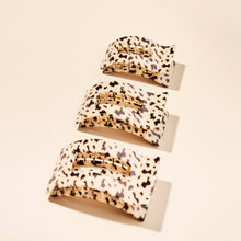 Load image into Gallery viewer, Teleties Large Rectangle Flat Hair Clip | Blonde Tortoise
