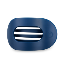 Load image into Gallery viewer, Midnight Rain Large Flat Round Hair Clip

