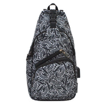 Load image into Gallery viewer, NEW Prints! Nupouch Anti-Theft Daypack Large - 3 NEW Prints : Blue Aztec
