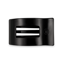 Load image into Gallery viewer, Teleties Medium Rectangle Flat Hair Clip | Jet Black
