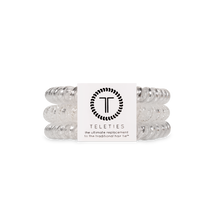 Load image into Gallery viewer, Teleties Classic Small Hair Ties | Silver Slay
