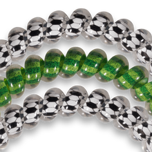 Load image into Gallery viewer, Spiral Hair Coils | Small | Soccer Hair Ties
