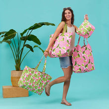 Load image into Gallery viewer, Canvas Pouch - Pink Delight
