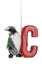 Load image into Gallery viewer, Gnome Monogram Ornaments
