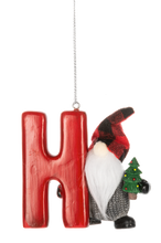Load image into Gallery viewer, Gnome Monogram Ornaments

