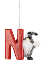 Load image into Gallery viewer, Gnome Monogram Ornaments
