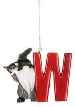 Load image into Gallery viewer, Gnome Monogram Ornaments
