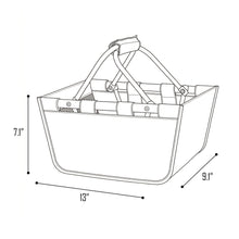 Load image into Gallery viewer, Mini Market Tote - Navy
